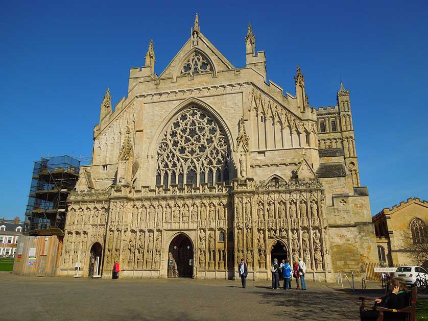 Exeter Cathedral, Devon.