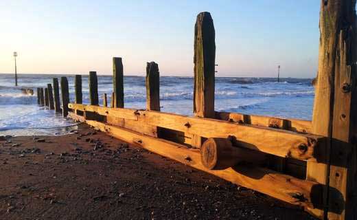 Devon beach.