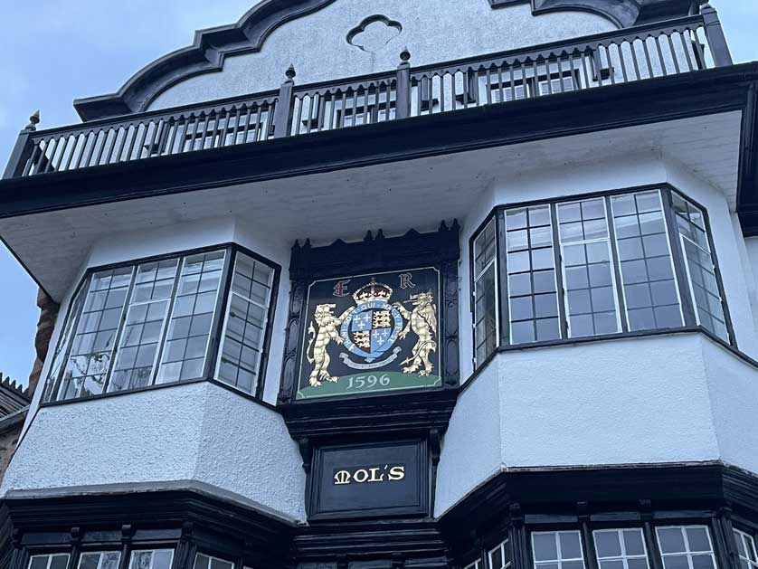 The building once housed priests from Exeter Cathedral.