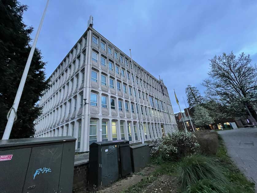 The building in 2024.