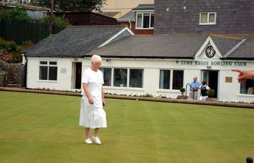 Lyme Regis Bowling Club.
