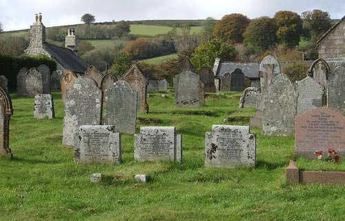 Widecombe Church Dartmoor Devon.