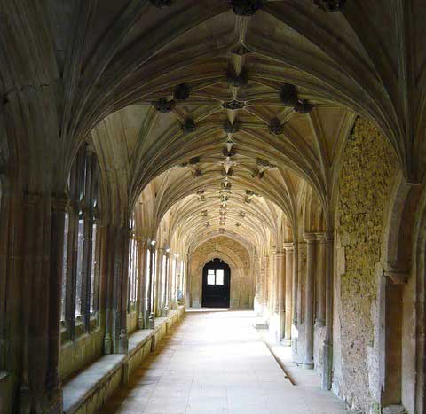 Lacock Abbey.