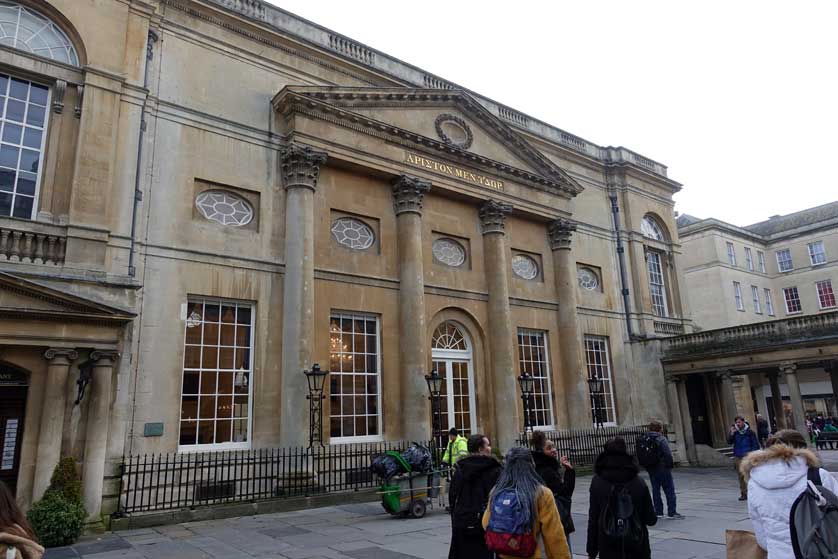 The exterior of the classic building