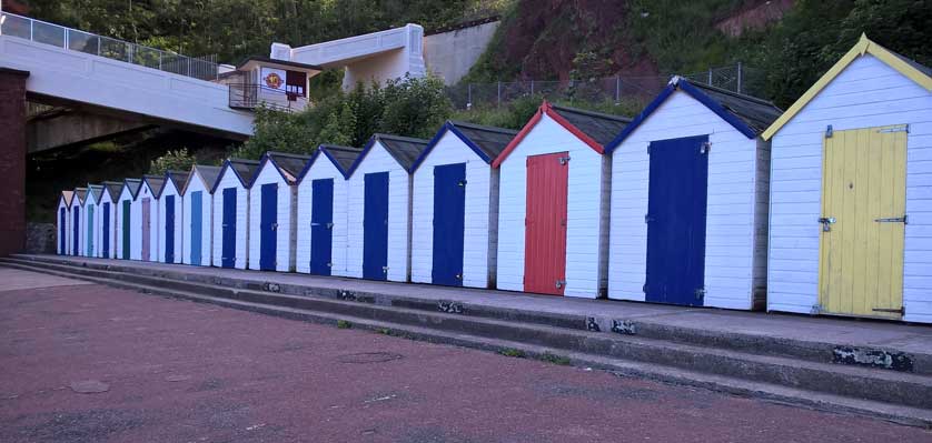 Babbacombe beach huts