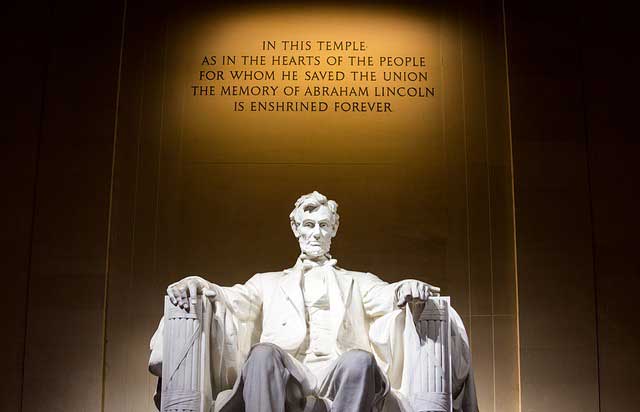 Lincoln Memorial, Washington DC, USA.