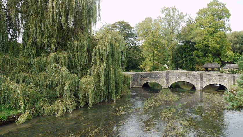 Bibury is located on the River Coln Bibury is located on the River Coln
