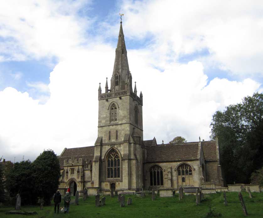 The interior of this historic church has several interesting chapels.