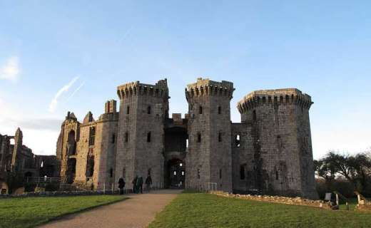 Raglan Castle.