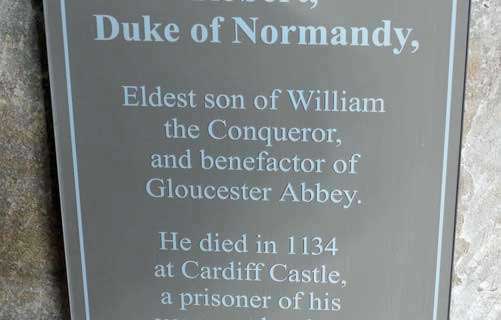 Tomb of Robert Duke of Normandy.