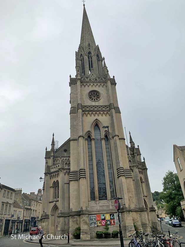 St Michael's Church in Bath dates from 1837.
