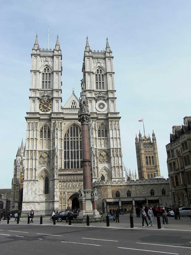 The two towers of the church and the main entrance The two towers of the church and the main entrance