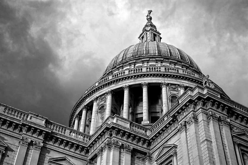The iconic dome of the cathedral.