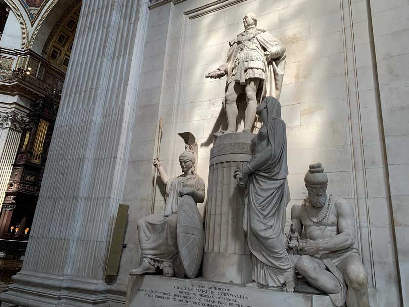 Memorial to Charles Marquis Cornwallis.