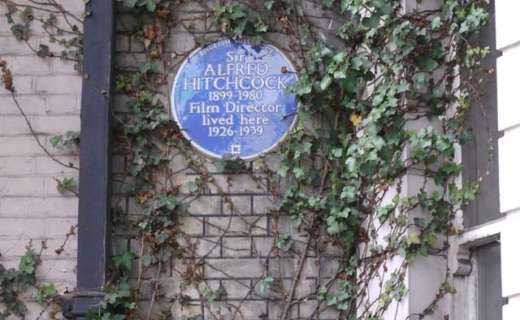 Alfred Hitchcock’s London Home.