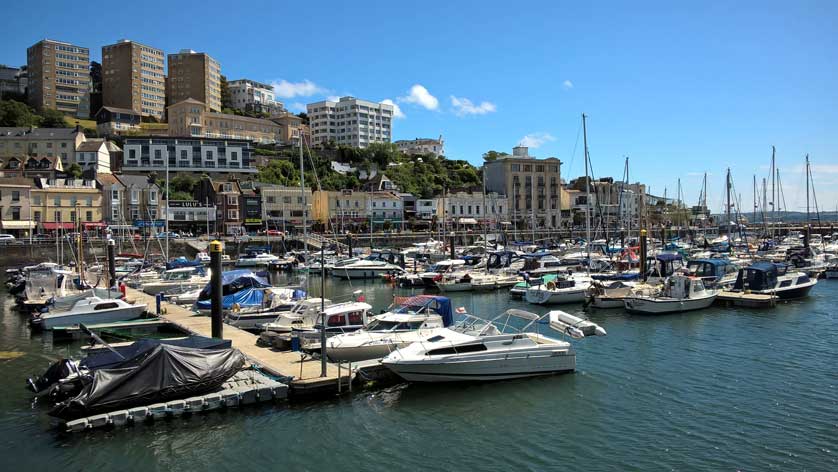 Boats in the harbour on a lovely July day in Torquay Boats in the harbour on a lovely July day in Torquay