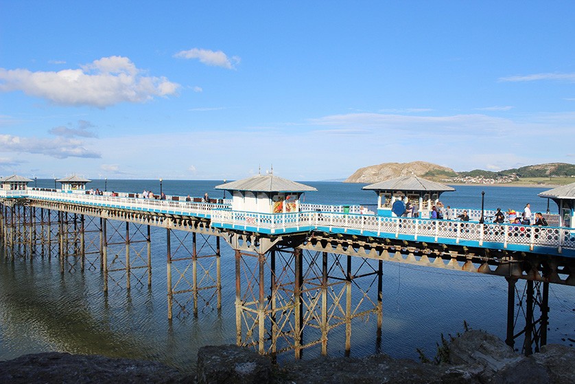 The pier in Llandudno