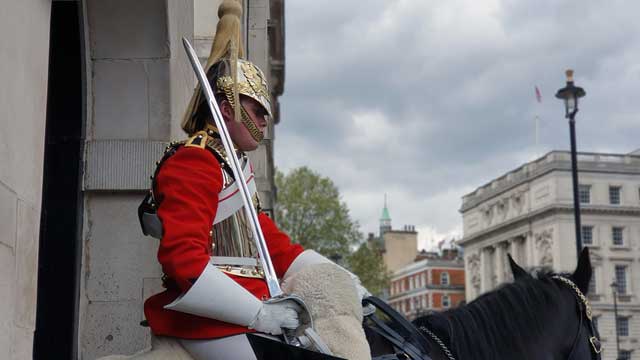 Horse Guard's Parade is the site of the annual ceremony of Trooping the Colour
