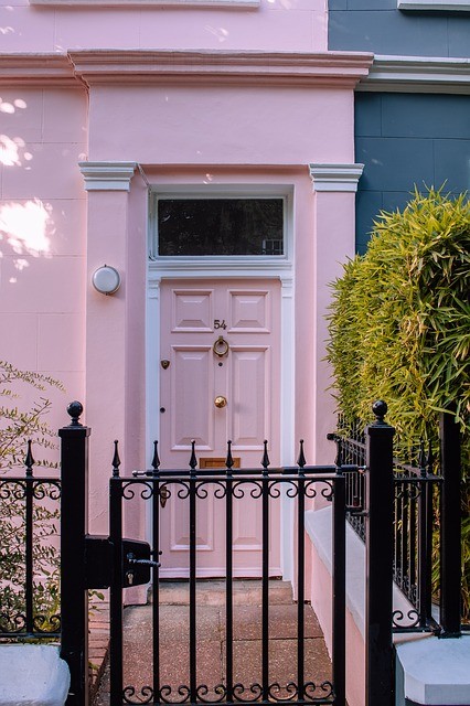 Pastel shades in Portobello Pastel shades in Portobello Road London