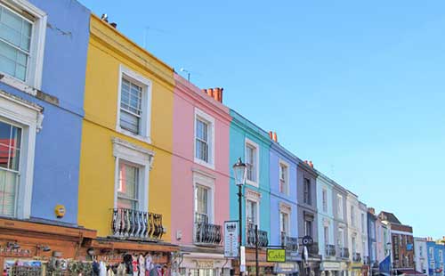 Portobello Road Notting Hill West London.