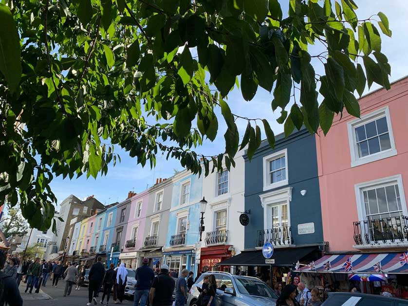 Portobello Market in September 2022 by Hiro Taniguchi.