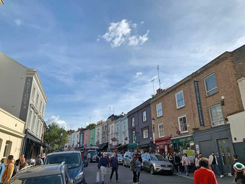 Portobello Market in September 2022 by Hiro Taniguchi.