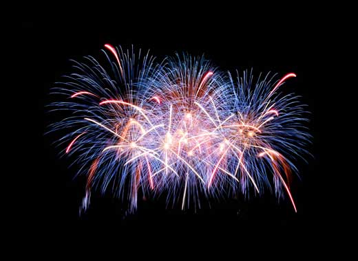 Fireworks.