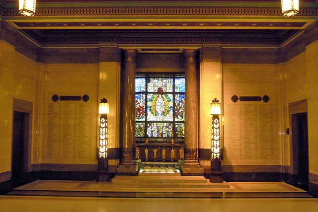 The War Memorial at Freemasons' Hall