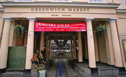 Greenwich Market, south east London, UK.