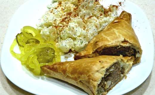 Cornish Pasties, British food.