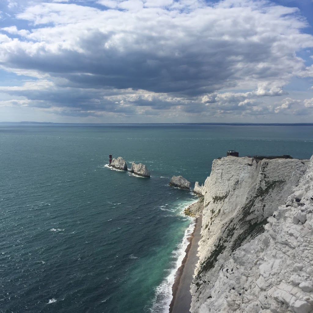 The Needles can be seen close to Luccombe Hall Hotel.