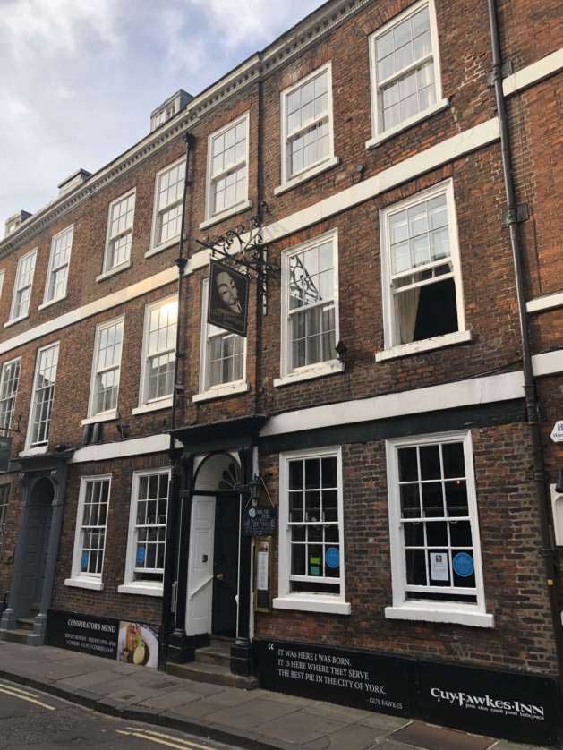Exterior of the building which is very close to York Minster.