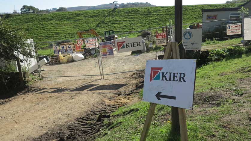 Kier are in charge of the reconstruction work which is expected to take several years.