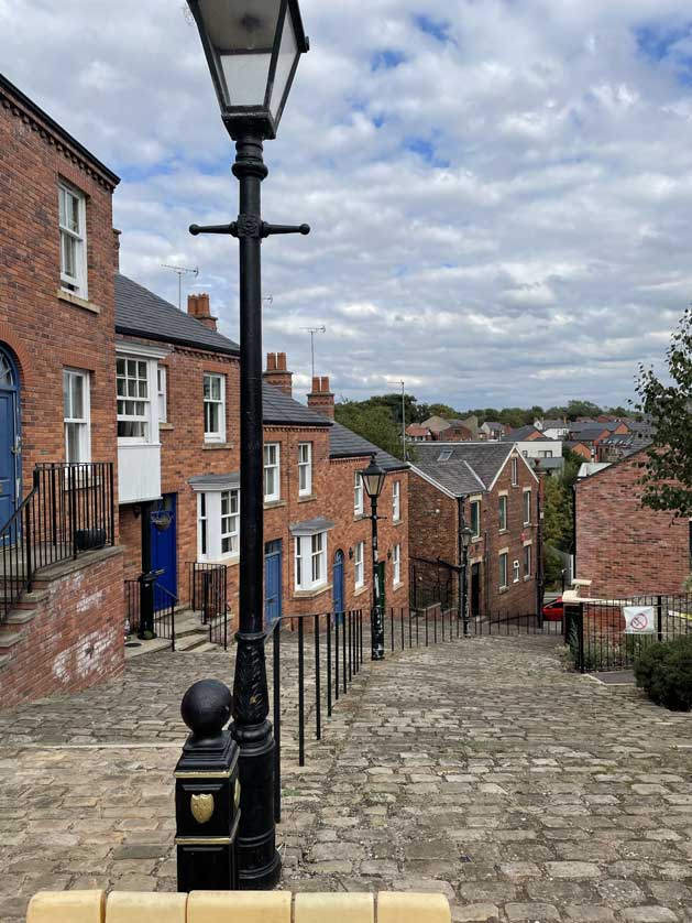 The street in August 2022.