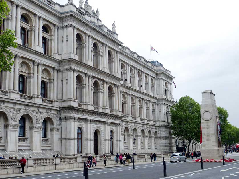 The Cenotaph, Whitehall, London.
