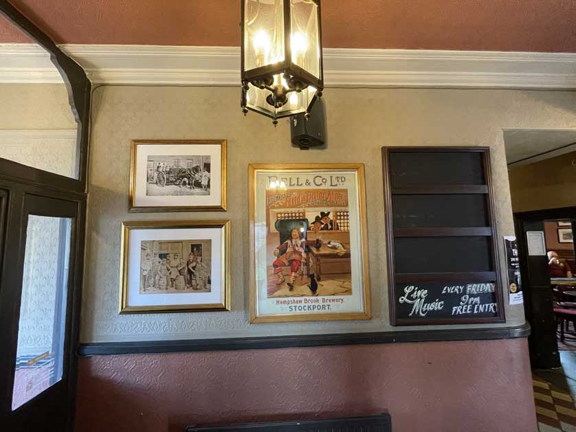 The interior of the pub.