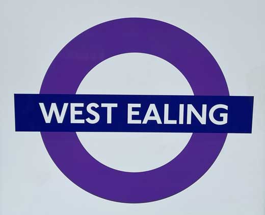 West Ealing Station London.