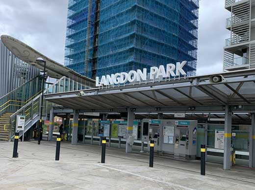 Langdon Park DLR Station.