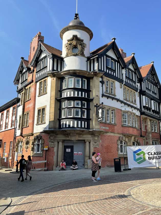 The White Lion pub in Stockport.