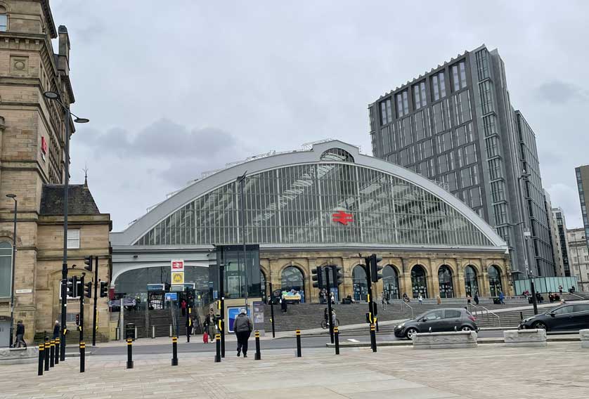 Liverpool Lime Street Station.
