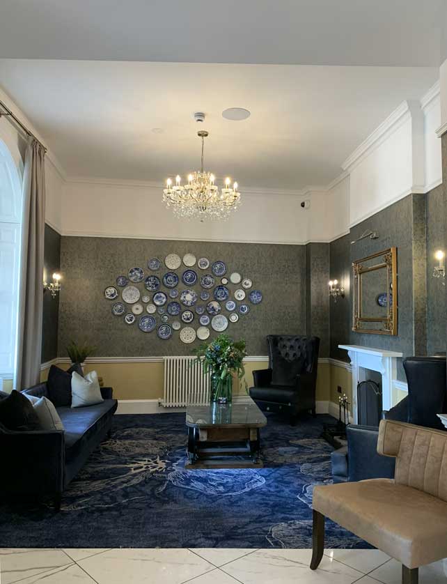The lobby.