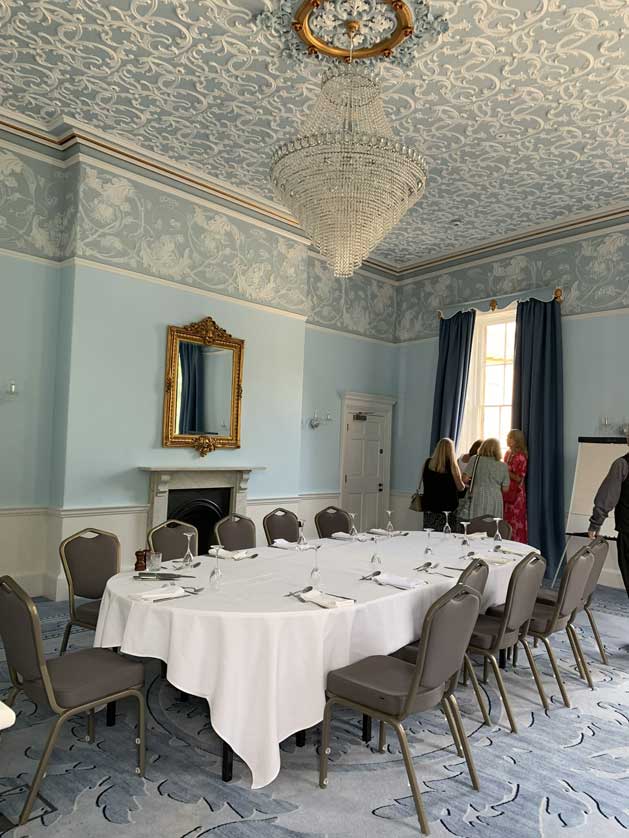 One of the dining areas.