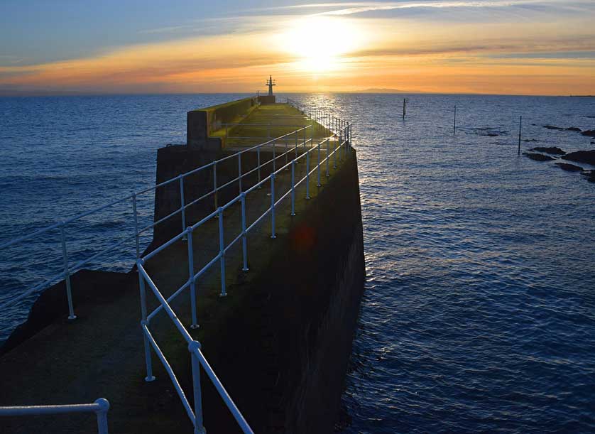 Pier and lighthouse.