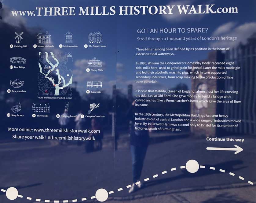 Three Mills History Walk.