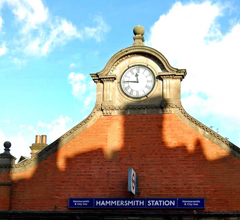 Hammersmith Station on the Circle and Hammersmith & City Lines.