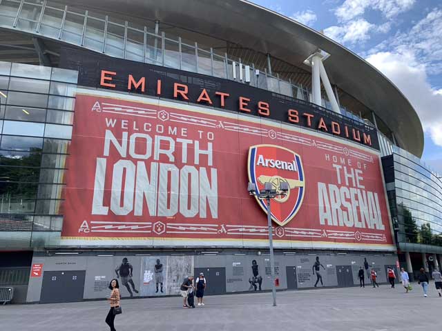 Emirates Stadium - home of Arsenal FC.